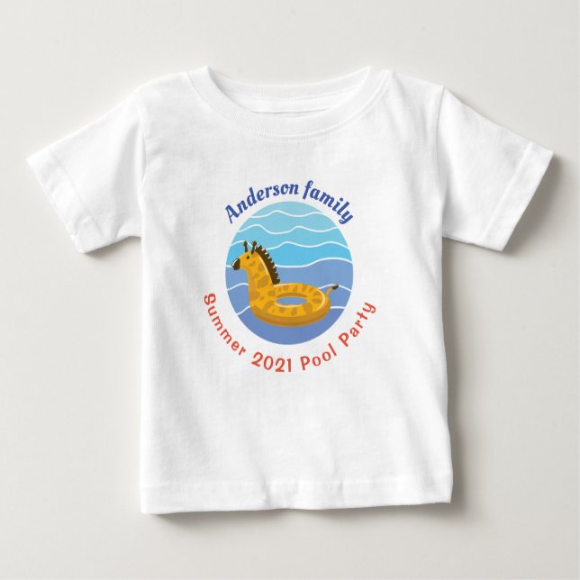 Camiseta Partido Personalizado da piscina de Nadação (Frente)