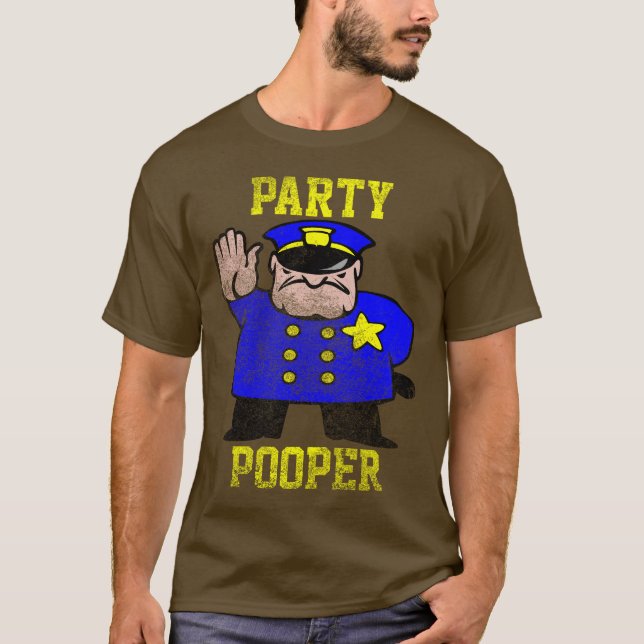 Camiseta Partido Pooper, vintage (Frente)
