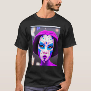 Camiseta Partido Rave Psicodélico EDM Trance Club DJ Neon 3