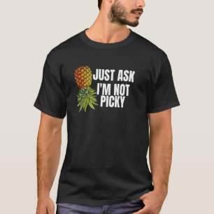 Camiseta Partido Swinger Engraçado Envergonhando Pinea De B