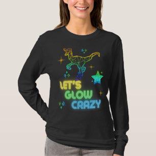 Camiseta Partido vamos Glow Crazy, Legal Festa de Aniversár