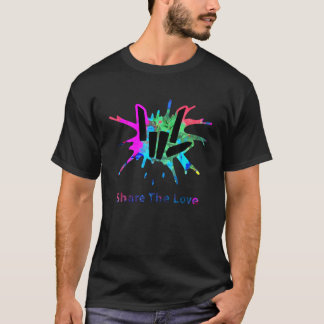 Camiseta Partilhar amor por Crianças e Jovens