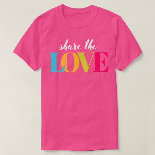Camiseta Partilhar o Amor (Frente do Design)
