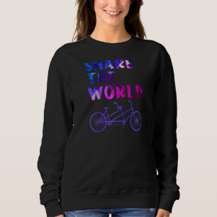 Camiseta Partilhar O Ciclo Mundial Da Bicicleta De Tandem