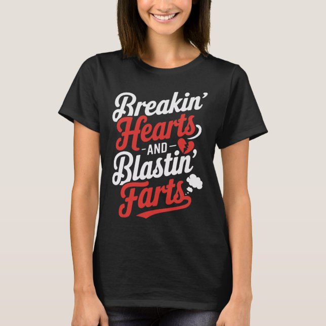 Camiseta Partindo Corações E Explodindo Fartos Valentines D (Frente)