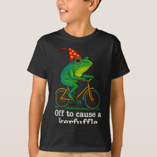 Camiseta Partir Para Causar Uma Confusão Sagrado Sapo Mágic
