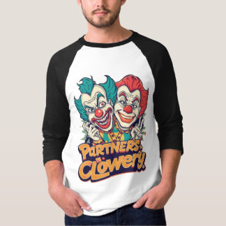 Camiseta Partners in Clowery (Funny Clown Pun)
