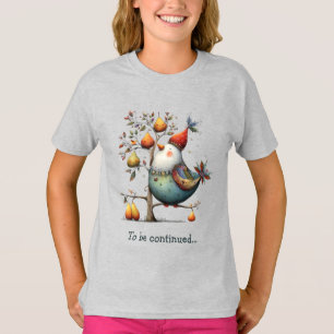 Camiseta Partridge Humorístico numa Árvore de Peras Caprich