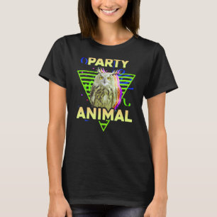 Camiseta PARTY ANIMAL Funny Owls Boys Aniversário de crianç