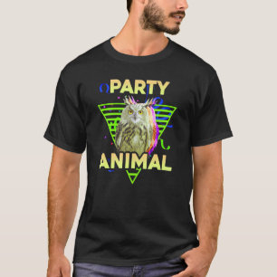 Camiseta PARTY ANIMAL Funny Owls Boys Aniversário de crianç
