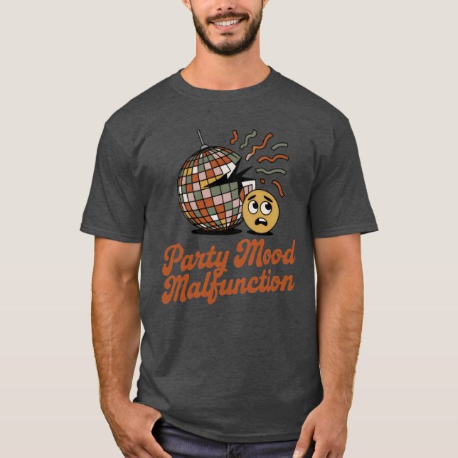 Camiseta Party Mood Malfunction | New Year's Celebration  (Frente)