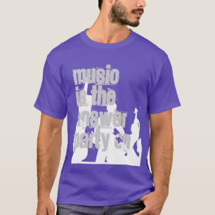 Camiseta Party On - A música é a resposta- Camiset