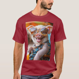 Camiseta Party-Schwein - Urlaubsmodus ON