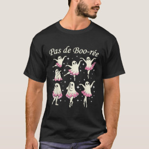Camiseta Pas De Boo r e Fantasma Bailarino de Ballet Dança