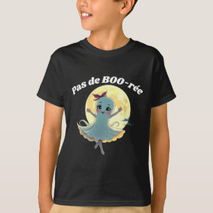 Camiseta Pas De Boo-rée Balé Engraçado Fantasma Dança de Ha