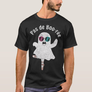 Camiseta Pas De Boo-rée Cute Ballerina Ghost Funny Balé