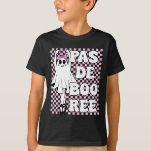 Camiseta Pas De Boo ree Funny Retro Balé Fantasmas Hallowee