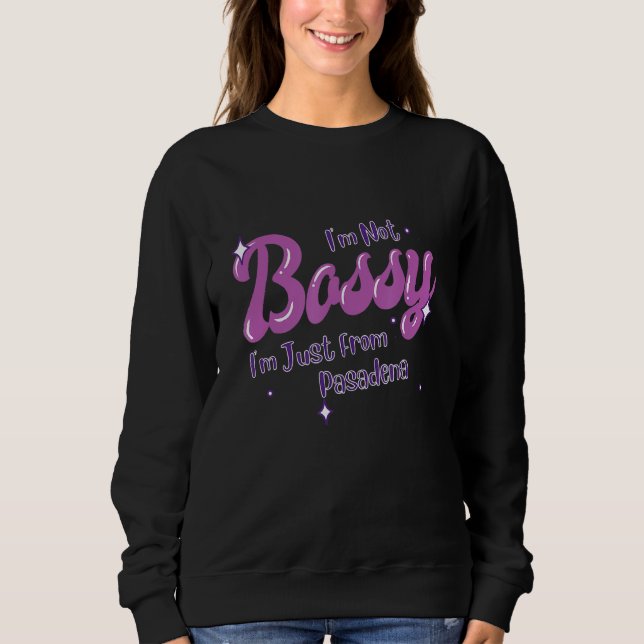 Camiseta Pasadena Native Funny State Flag Pride Bossy (Frente)