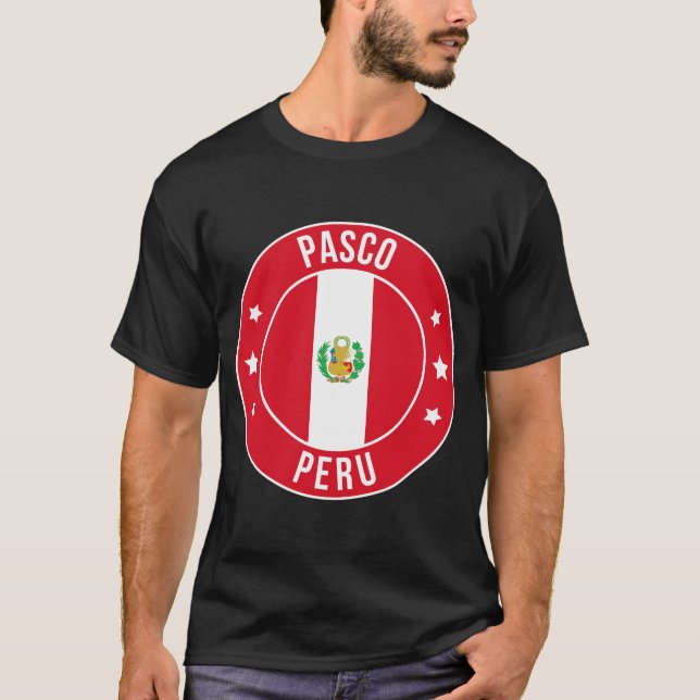 Camiseta Pasco, Cidade do Peru (Frente)