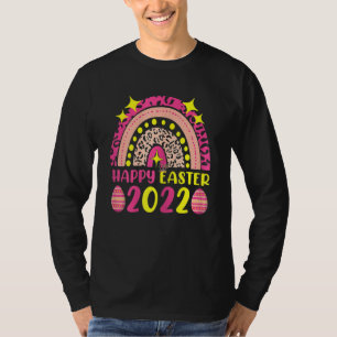 Camiseta Páscoa 2022 Rainbow T- Cute Felz pascoa 2022 Wome