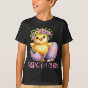 Camiseta Páscoa 911 Dispatcher Gift Police Dispatch Thin Go