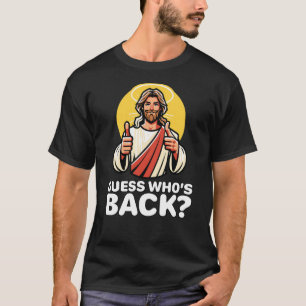 Camiseta Páscoa Adivinha Quem Devolve Jesus Religioso Engra