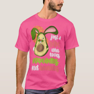 Camiseta Páscoa animal, abacate Bunny Lover Girls W