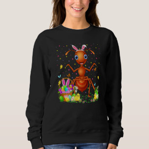 Camiseta Páscoa Ant Bunny Ovo Caça Páscoa Ant Domingo