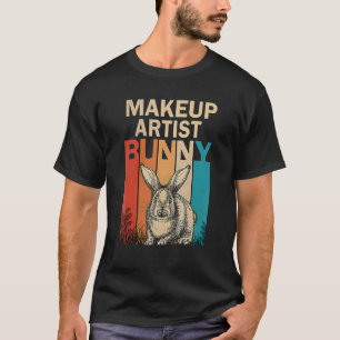 Camiseta Páscoa Artista Coelhação Gráfica Cony Retro Makeup