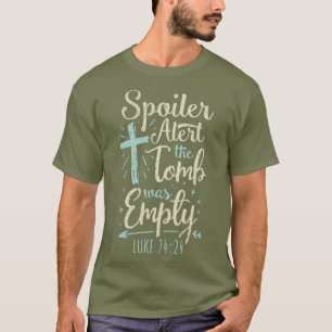 Camiseta Páscoa Basket Stuffers Spoiler O Tomb De Alerta D