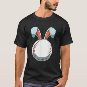 Camiseta Páscoa Bola de Beisebol Páscoa Dia Engraçado Pásco