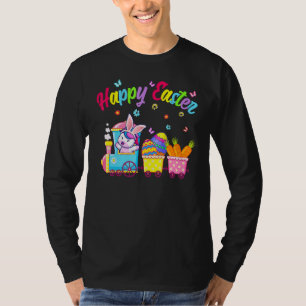 Camiseta Páscoa Bonita do Unicórnio Dia Coelhinho de Ovo de