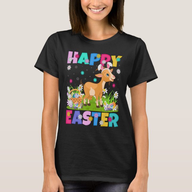 Camiseta Páscoa Bunny Chamois, Felz pascoa, domingo (Frente)