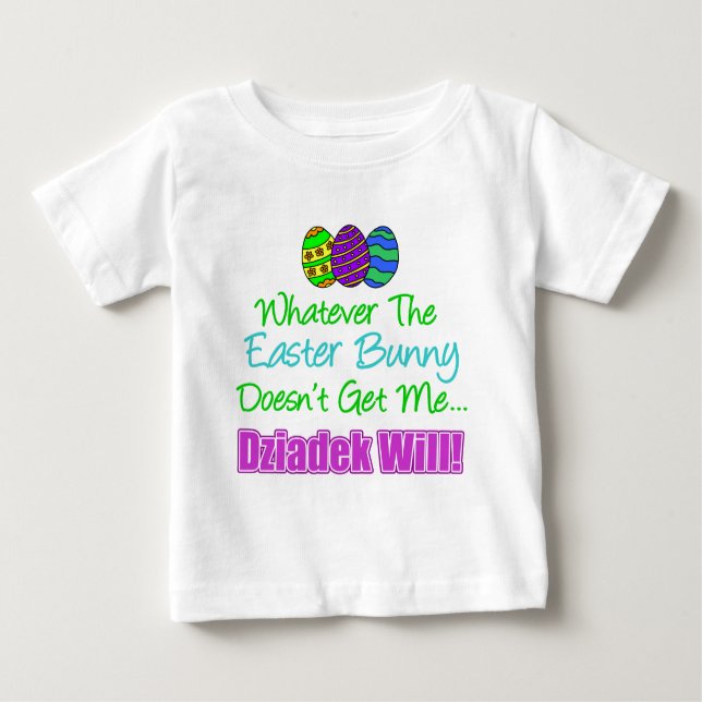Camiseta Páscoa Bunny Dziadek Will (Frente)