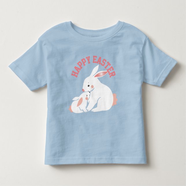 Camiseta Páscoa Bunny Mãe e Bebê (Frente)