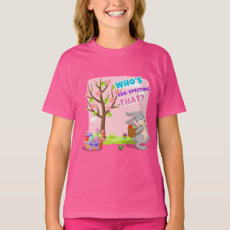 Camiseta Páscoa Bunny Mischefe Girl