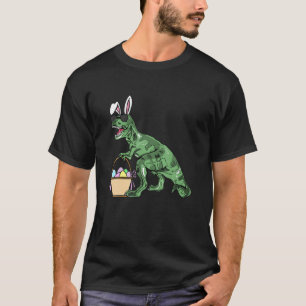 Camiseta Páscoa Bunny T Rex Dinossaur Páscoa Bunny Egg Cost