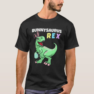 Camiseta Páscoa Bunnysaurus Rex Legal x Trex Páscoa Dinossa