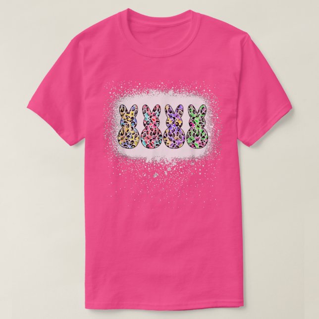 Camiseta Páscoa Candy Lepard Bleached Bunny Girl (Frente do Design)