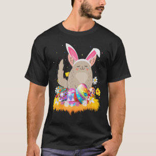 Camiseta Páscoa Chinchilla Cute de Ovo de Páscoa domingo