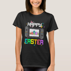 Camiseta Páscoa Coelhinha De Ovo Jogo Jovens Meninos Vídeo 