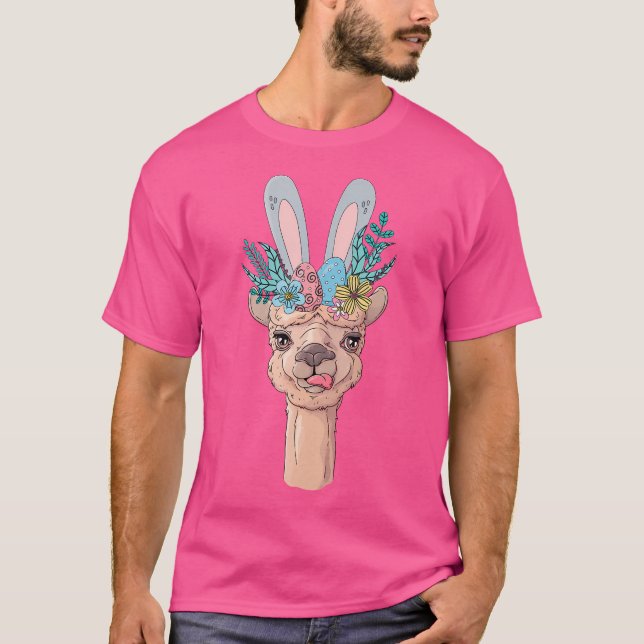 Camiseta Páscoa Coelhinha Dia da  Fofo Primavera Fofo (Frente)
