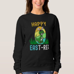Camiseta Páscoa Coelho Leste Rex Dinossaur Egg Happy Eastra
