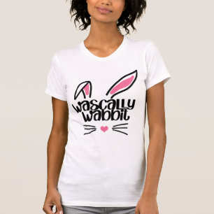 Camiseta Páscoa Coelho Ouvora Design Wabbit Wascally 