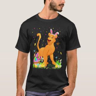 Camiseta Páscoa Cougar Bunny Ovo Caça Páscoa Cougar Sund