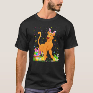 Camiseta Páscoa Cougar Bunny Ovo Caça Páscoa Cougar Sund