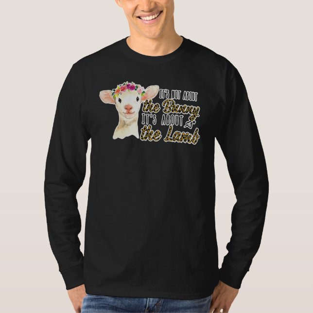 Camiseta Páscoa Cristã Não Sobre A Felicidade Do Leopardo (Frente)