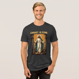 Camiseta Páscoa Cristo é o Rei Presente Cristão