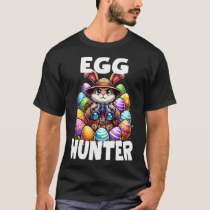 Camiseta Páscoa D Da Caça Ao Ovo Gráfico Da Páscoa De Ovos