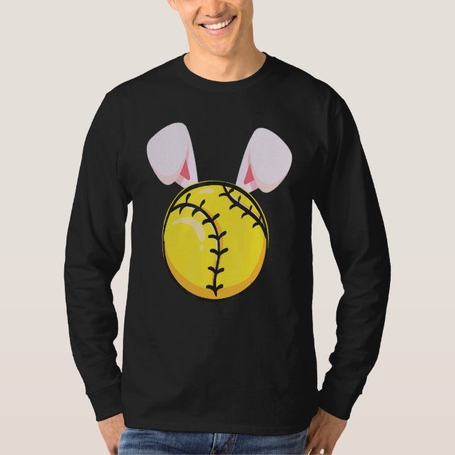 Camiseta Páscoa de Bola Suave de páscoa Dia de Páscoa Coelh (Frente)